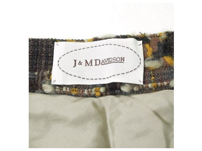Autre Marque Falda de lana de punto J&M Davidson Castaño - vista 3