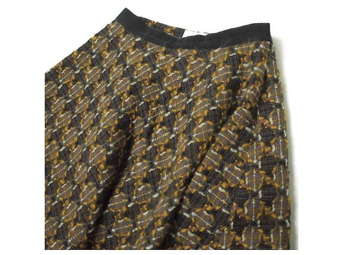 Autre Marque Falda de lana de punto J&M Davidson Castaño - vista 4