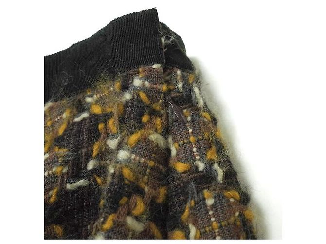 Autre Marque Falda de lana de punto J&M Davidson Castaño - vista 5