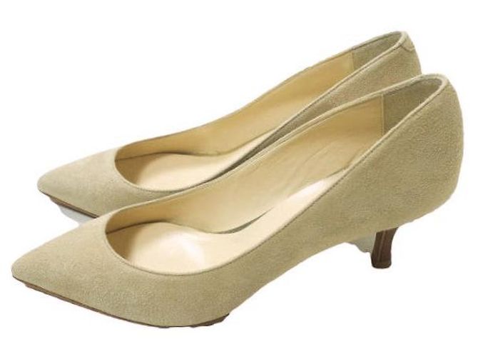 Autre Marque Tacchi a punta in suede Ombre di Peridopal Beige - vista 2