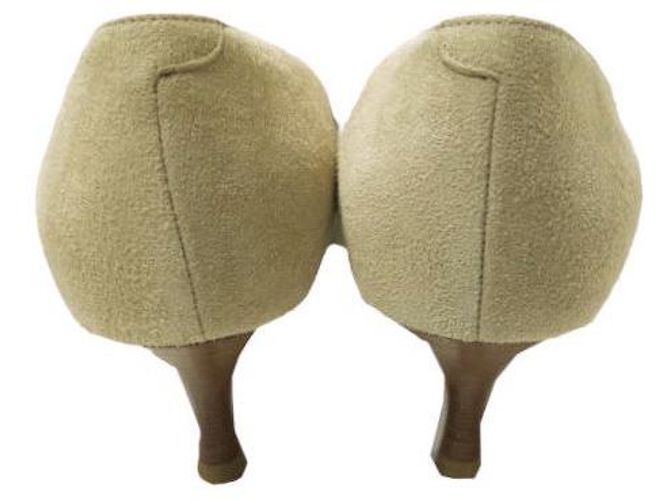 Autre Marque Tacchi a punta in suede Ombre di Peridopal Beige - vista 4