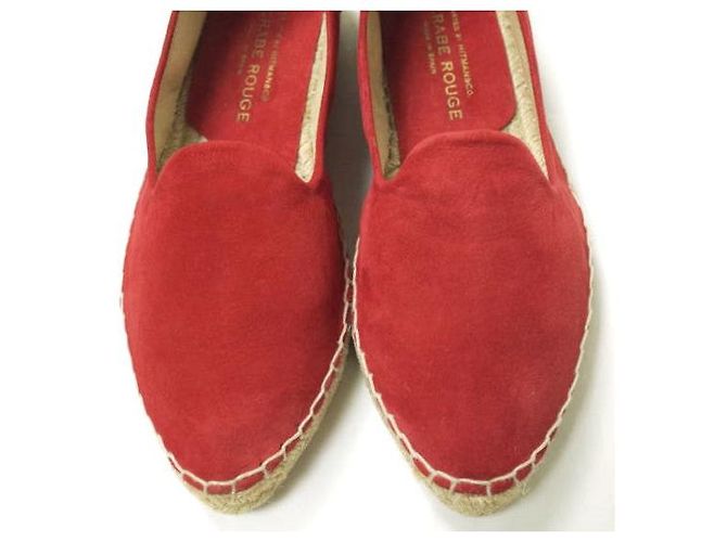 Autre Marque ROTE Wildlederschuhe ESPADRILLES DER ROTE KRABBE - Ansicht 4