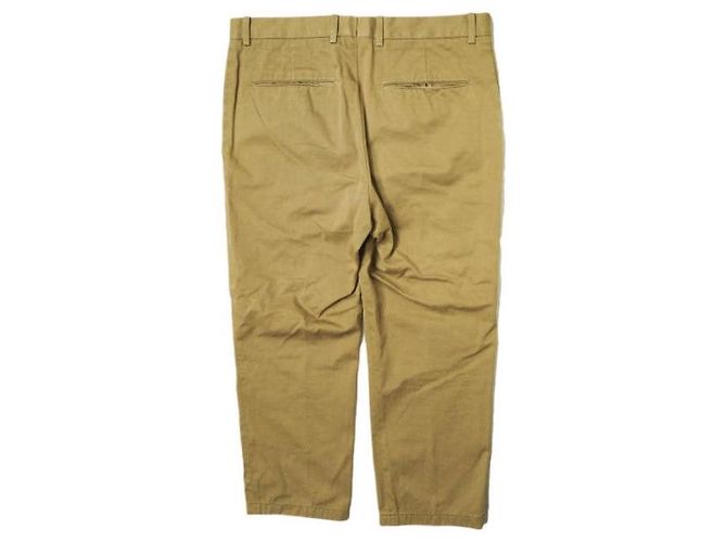 Pantalones de algodón de corte tapered Jil Sander Beige - vista 2