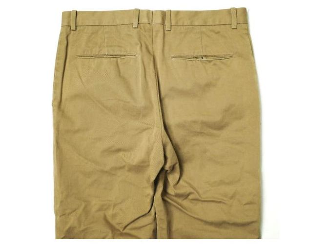 Pantalones de algodón de corte tapered Jil Sander Beige - vista 6