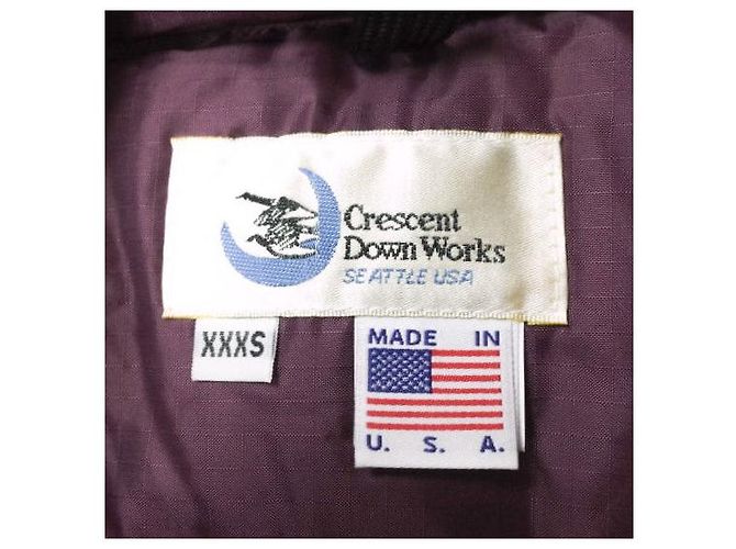 Autre Marque Chaleco de nylon con plumón de ganso Crescent Down Works XXXS - vista 3