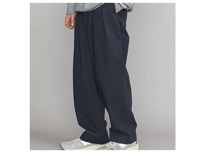 Autre Marque Pantalones de algodón con 2 pliegues Beauty&Youth United Arrows - vista 3