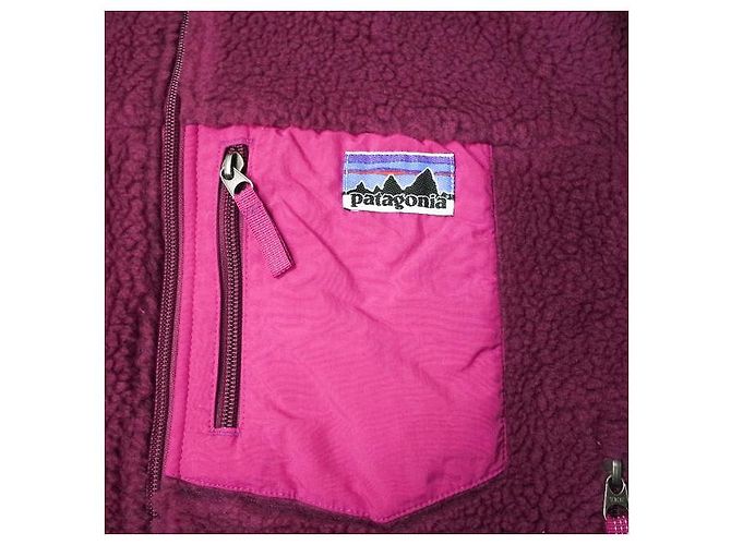 Autre Marque Giacca Retro-X per bambini PATAGONIA in pile viola - vista 5