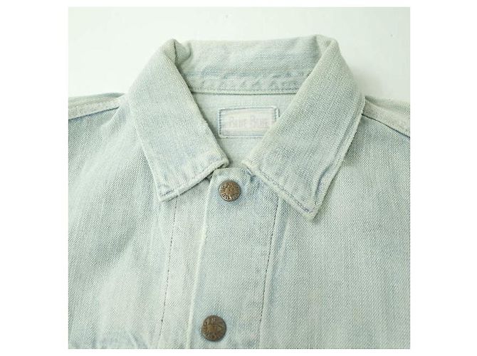 Autre Marque Chaqueta de mezclilla índigo AZUL AZUL - vista 4