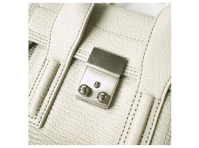 Autre Marque Borsa a tracolla PASHLI MINI SATCHEL in pelle di vitello 3.1 Phillip Lim Bianco - vista 5