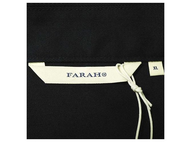 Autre Marque CHAQUETA CAMISA FARAH De algodón Azul marino - vista 8