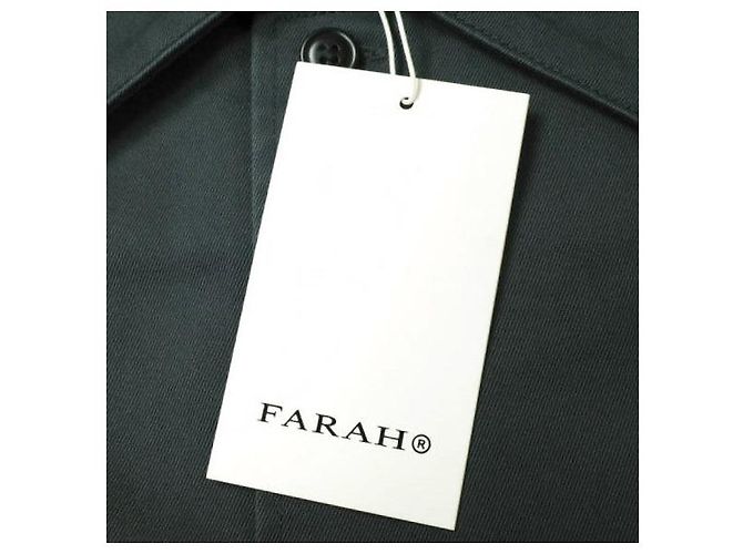 Autre Marque CHAQUETA CAMISA FARAH DE ALGODÓN Gris - vista 3