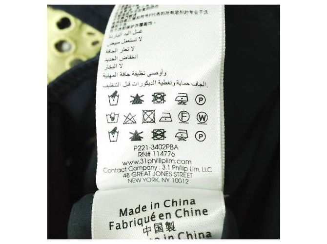 Autre Marque Falda de algodón utilitaria con bordado inglés impreso 3.1 Phillip Lim - vista 9