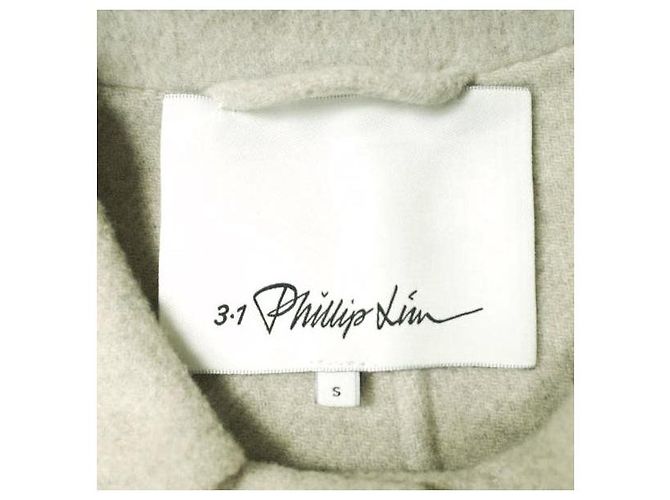 Autre Marque Abrigo de Lana 3.1 Phillip Lim Gris - vista 3