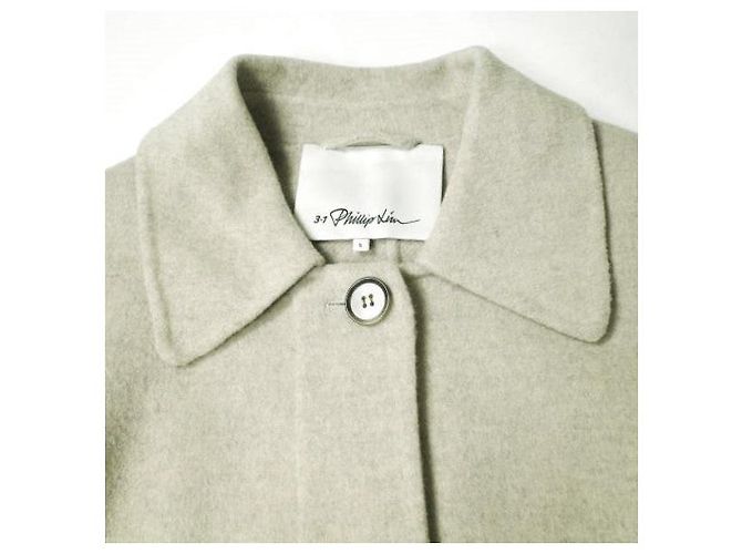 Autre Marque Abrigo de Lana 3.1 Phillip Lim Gris - vista 4