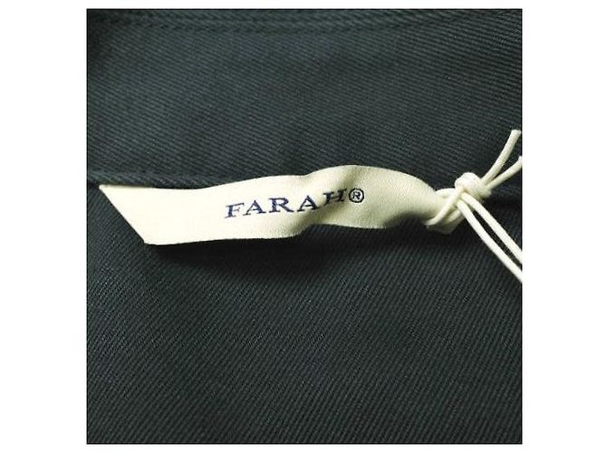 Autre Marque GIACCA CAMICIA FARAH IN COTONE Grigio - vista 4