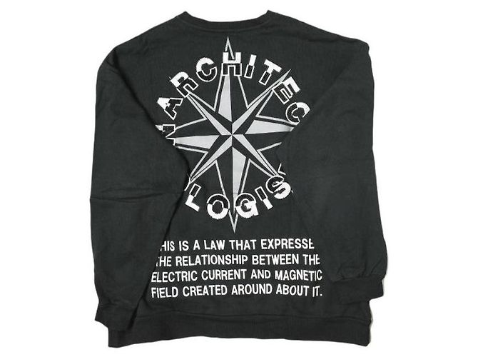 Autre Marque Danke Schön ARCHITECT SWEAT Baumwoll-Sweatshirt - Ansicht 2