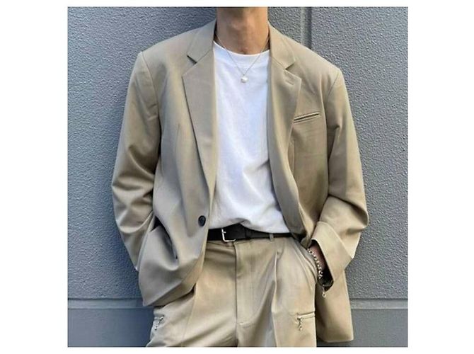 Autre Marque Danke Schön ZIP TAILORED JACKET Beige - Ansicht 3