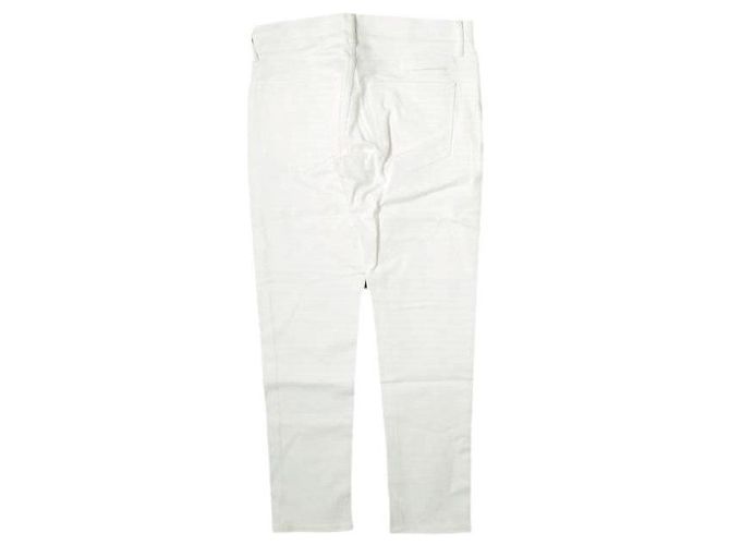 Autre Marque JEANS e-L805 Jeans de algodón elástico ajustados Blanco - vista 2