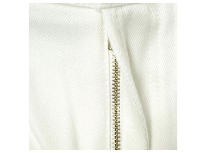 Autre Marque JEANS e-L805 Jeans de algodón elástico ajustados Blanco - vista 4