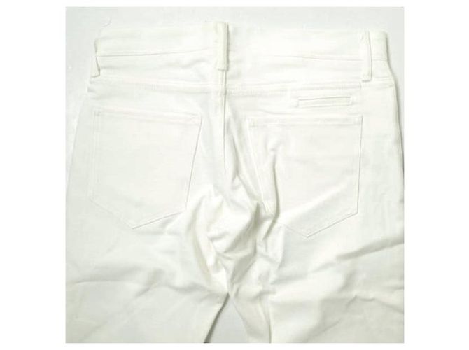 Autre Marque JEANS e-L805 Jeans Tapered de Algodón Stretch Blanco - vista 5