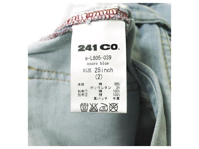 Autre Marque JEANS e-L805-039 Pantalones de mezclilla de algodón elástico - vista 12