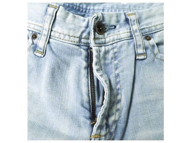 Autre Marque JEANS SEA HORSE PANTALONES DE DENIM ELÁSTICO DE ALGODÓN PARA NIÑO TAPERED Azul claro - vista 5