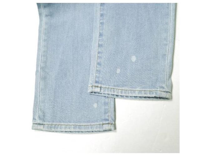 Autre Marque JEANS SEA HORSE PANTALONES DE DENIM ELÁSTICO DE ALGODÓN PARA NIÑO TAPERED Azul claro - vista 8