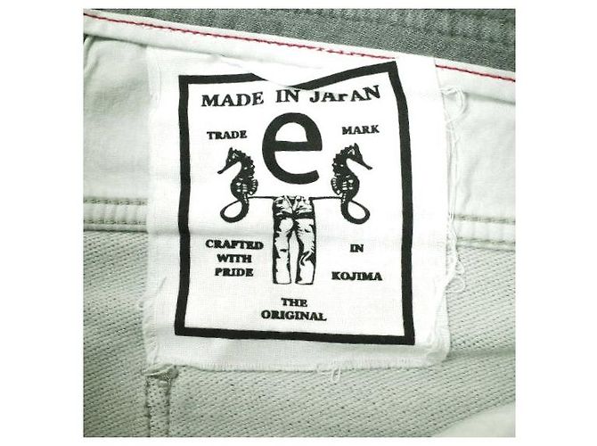 Autre Marque Pantalones de mezclilla de algodón e-802G Castaño - vista 10