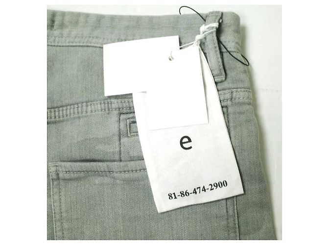 Autre Marque Pantalones de mezclilla de algodón e-802G Castaño - vista 3