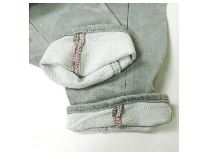 Autre Marque Pantalones de mezclilla de algodón e-802G Castaño - vista 9