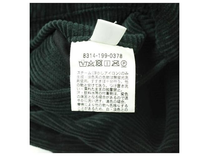 Autre Marque pantalones de algodón 1P anchos 8W Monkey Time Verde oscuro - vista 9