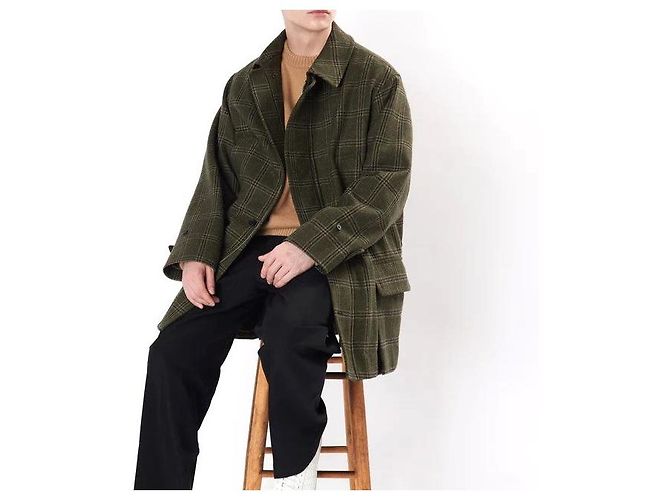 Autre Marque A.PRESSE Giacca da caccia a metà 23AW Olive Verde oliva - vista 3