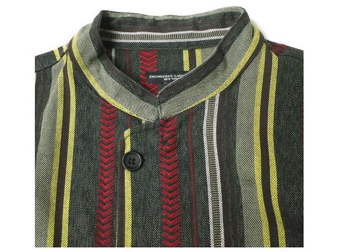 Autre Marque Camisa Dayton S Gris/Amarillo/Rojo de Engineered Garments - vista 5