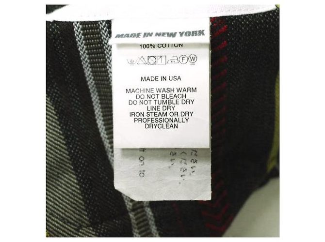 Autre Marque Camisa Dayton S Gris/Amarillo/Rojo de Engineered Garments - vista 8