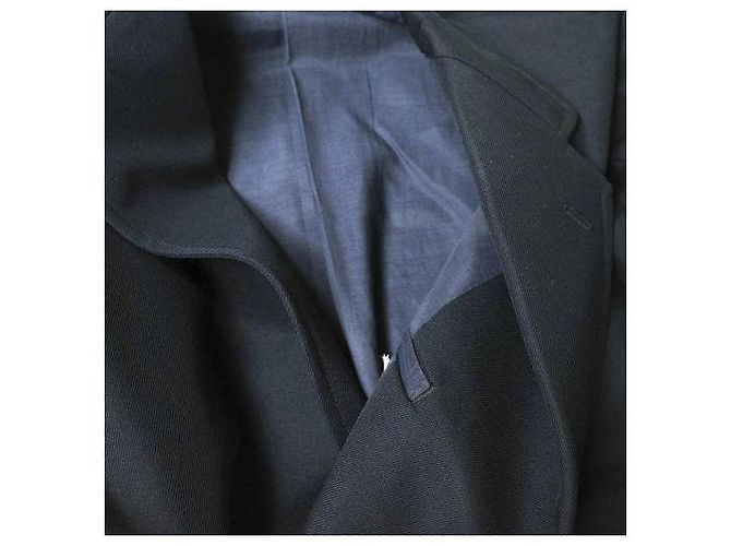 Autre Marque Ernie Palo WOOL EASY JACKET Wool Jacket Navy blue - view 7