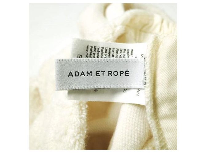 Autre Marque Pantalones de jacquard de algodón ADAM ET ROPE GAS04040 Blanco roto - vista 7