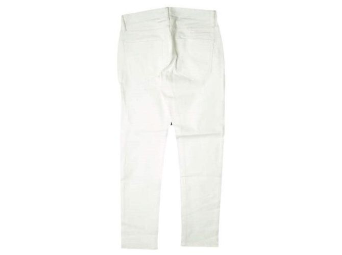 Autre Marque JEANS e-L805 Jeans Tapered de Algodón Elástico Blanco - vista 2