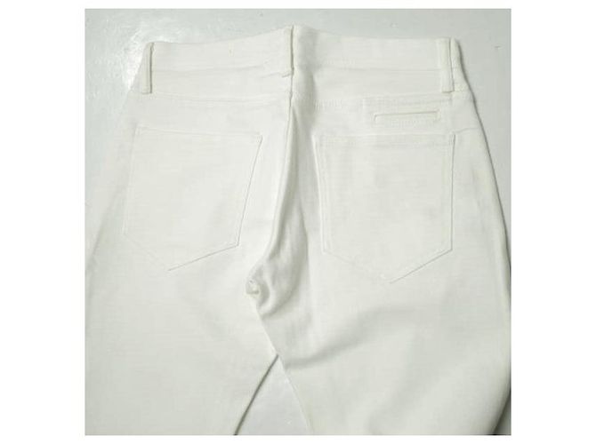 Autre Marque JEANS e-L805 Jeans Tapered de Algodón Elástico Blanco - vista 5