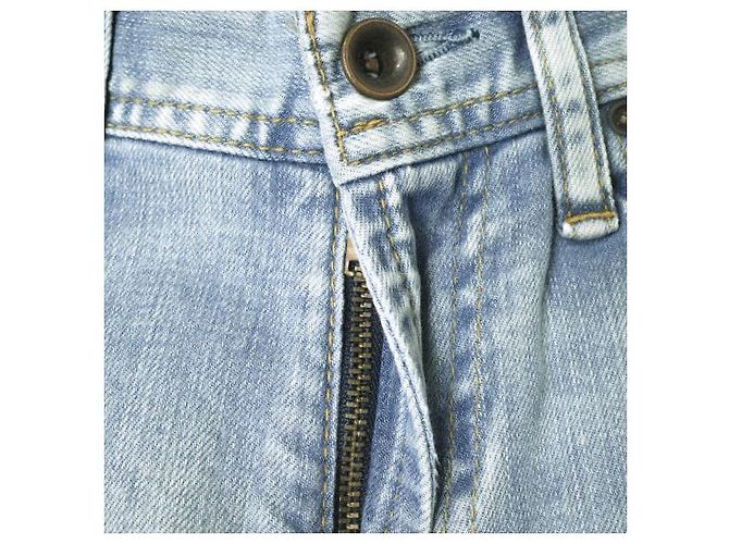 Autre Marque JEANS SEA HORSE PANTALONES DE DENIM ELÁSTICO DE ALGODÓN PARA NIÑO TAPERED Azul claro - vista 5