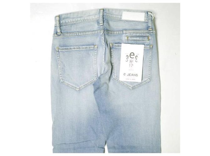 Autre Marque JEANS SEA HORSE PANTALONES DE DENIM ELÁSTICO DE ALGODÓN PARA NIÑO TAPERED Azul claro - vista 6