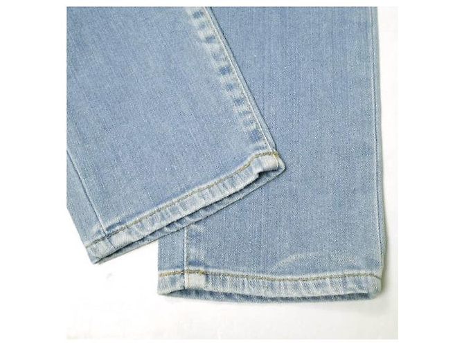 Autre Marque JEANS SEA HORSE PANTALONES DE DENIM ELÁSTICO DE ALGODÓN PARA NIÑO TAPERED Azul claro - vista 8