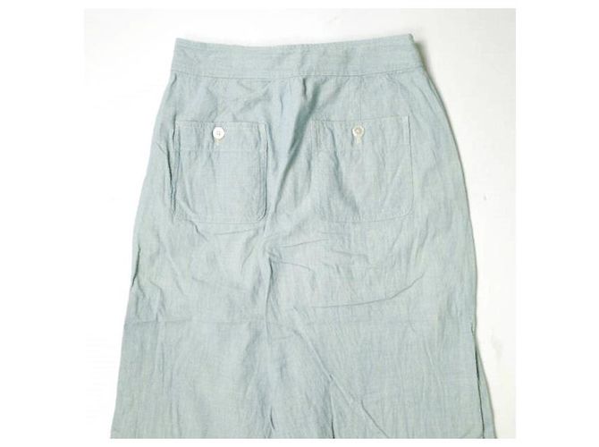 Pantalones de algodón chambray Polo Ralph Lauren Azul - vista 2