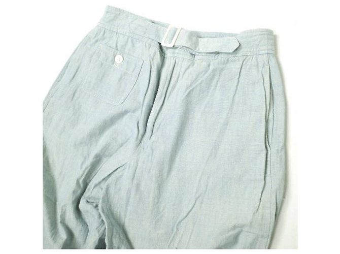 Pantalones de algodón chambray Polo Ralph Lauren Azul - vista 4