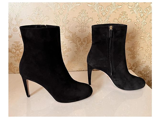 Botines Gucci de cuero negro - vista 10