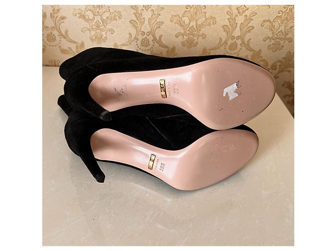 Botines Gucci de cuero negro - vista 14
