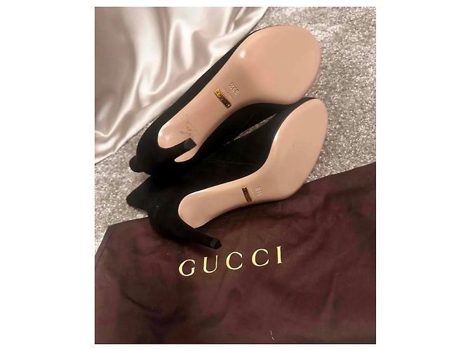 Botines Gucci de cuero negro - vista 5