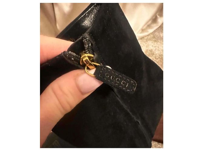 Botines Gucci de cuero negro - vista 6