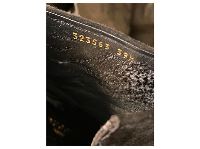 Botines Gucci de cuero negro - vista 9