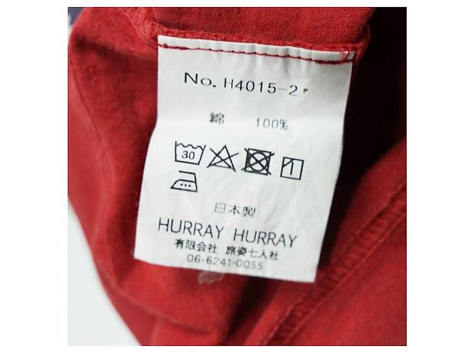 Autre Marque Camiseta de algodón HURRAY HURRAY Roja - vista 7