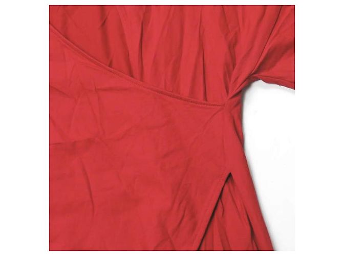 Autre Marque Camiseta asimétrica de algodón roja EARIH CB1005 - vista 6